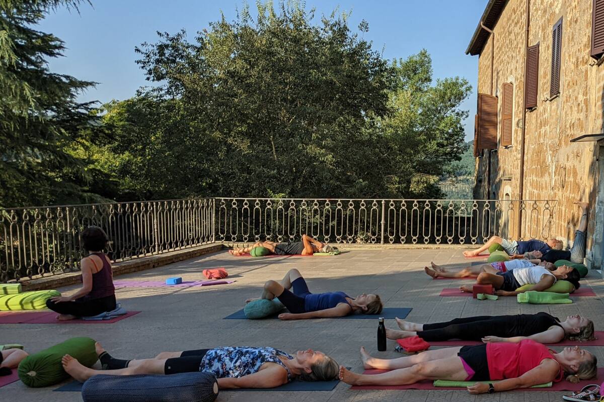 yoga retreat iyengar mit karin orvieto